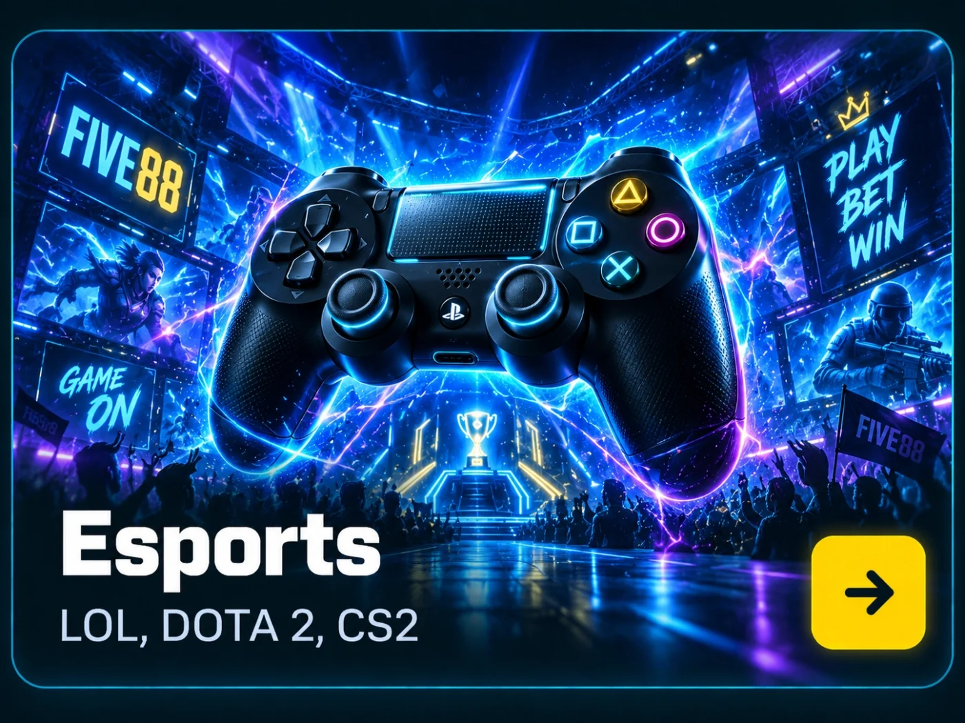 Esports Five88 - LOL DOTA 2 CS2