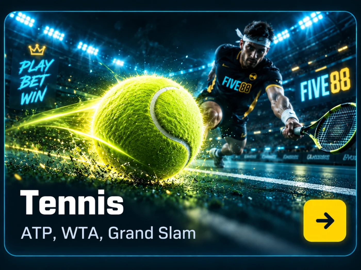 Tennis Five88 - ATP WTA Grand Slam
